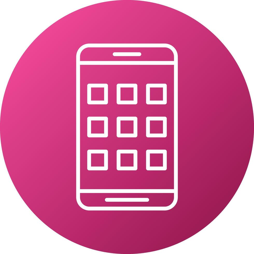 Mobile Apps Icon Style vector