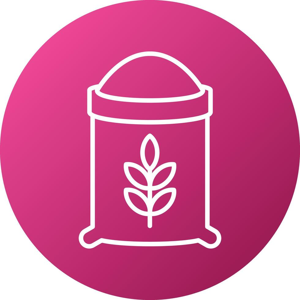 Flour Icon Style vector