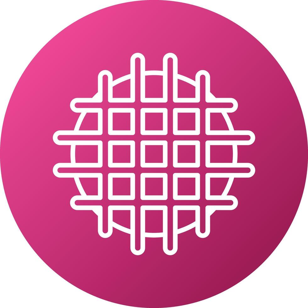 Waffle Icon Style vector