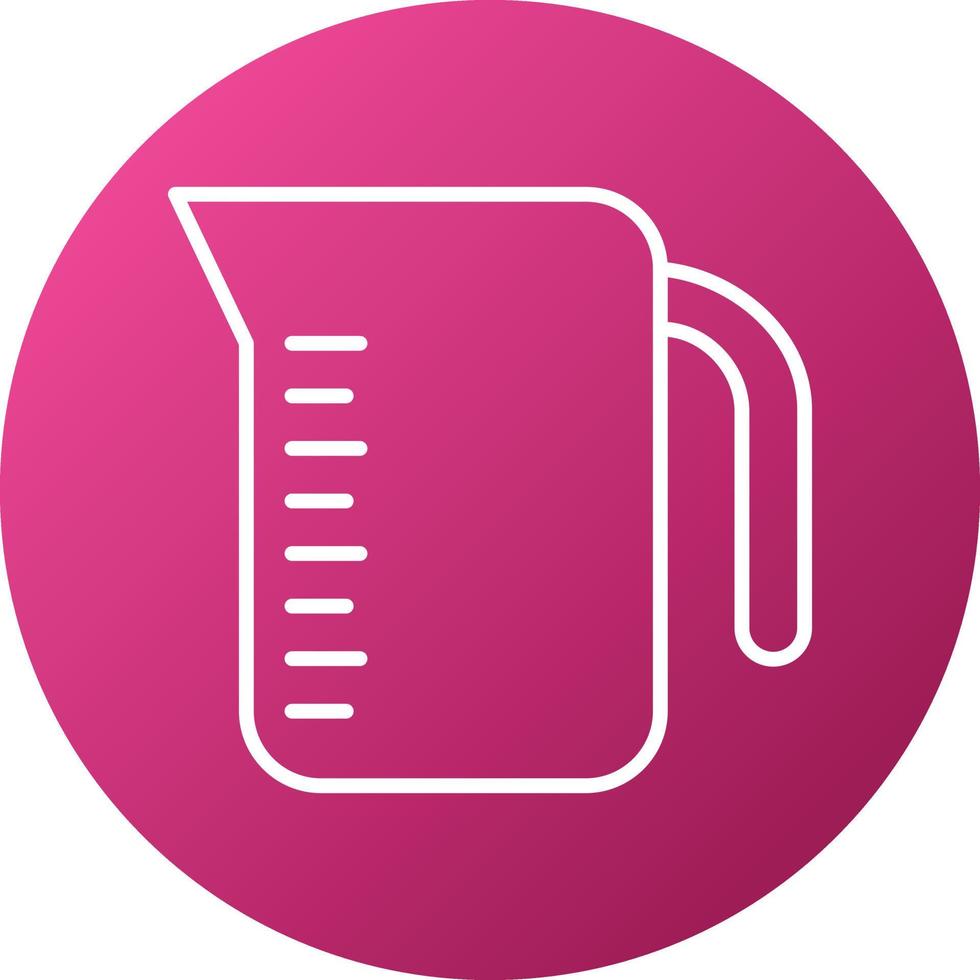 Measuring Jug Icon Style vector
