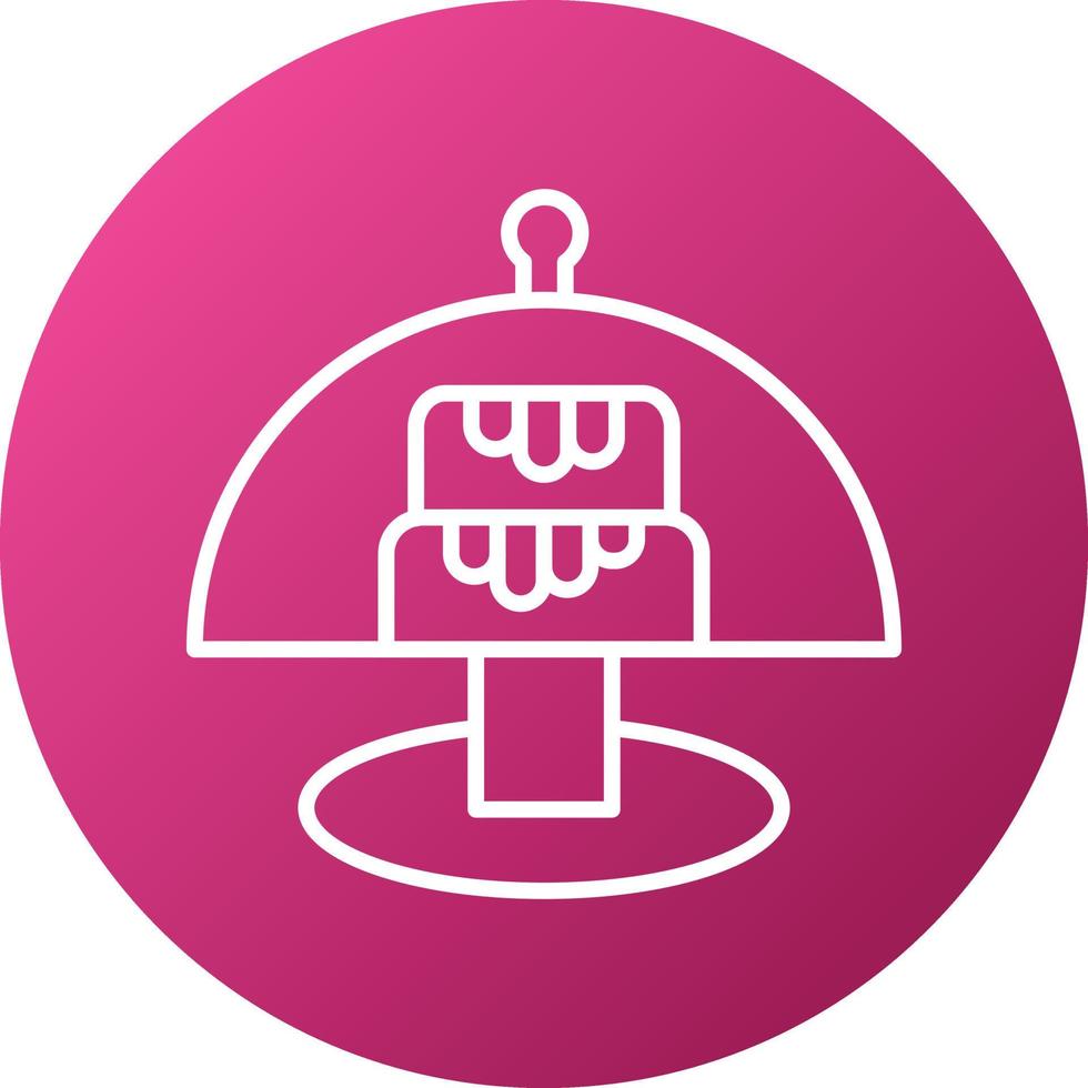 Cake Dome Icon Style vector