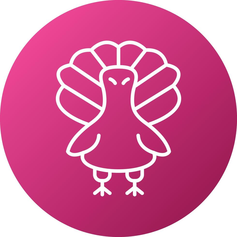 Turkey Icon Style vector