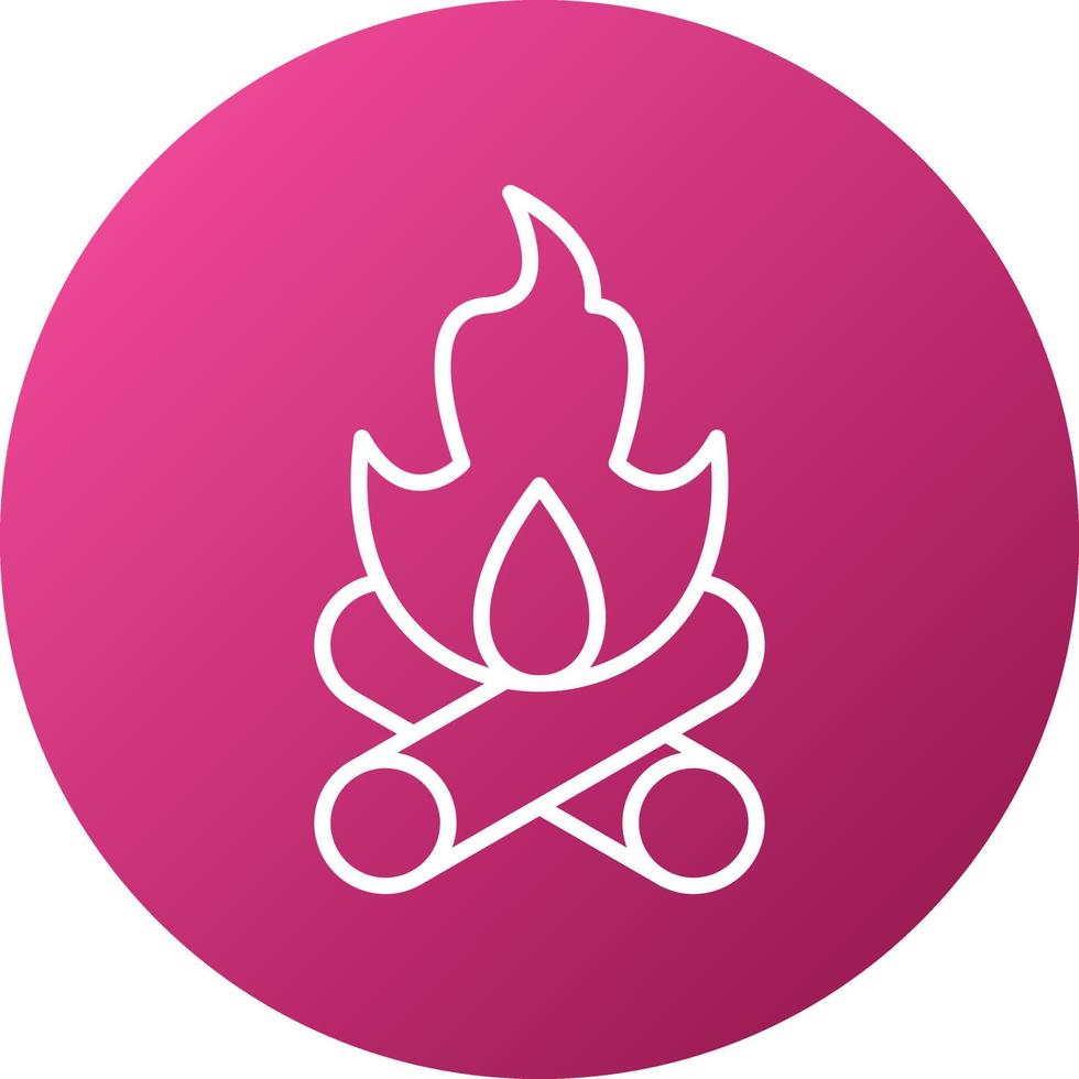 Bonfire Icon Style vector