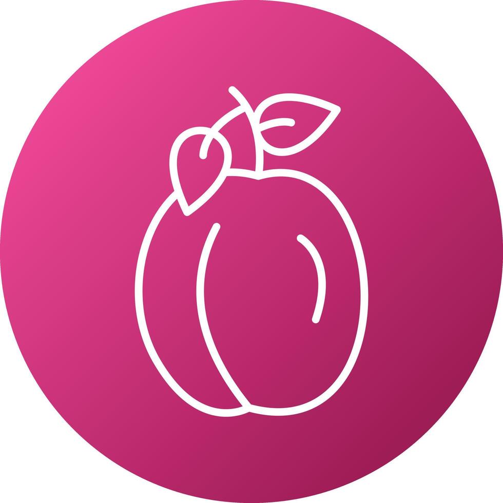Plum Icon Style vector