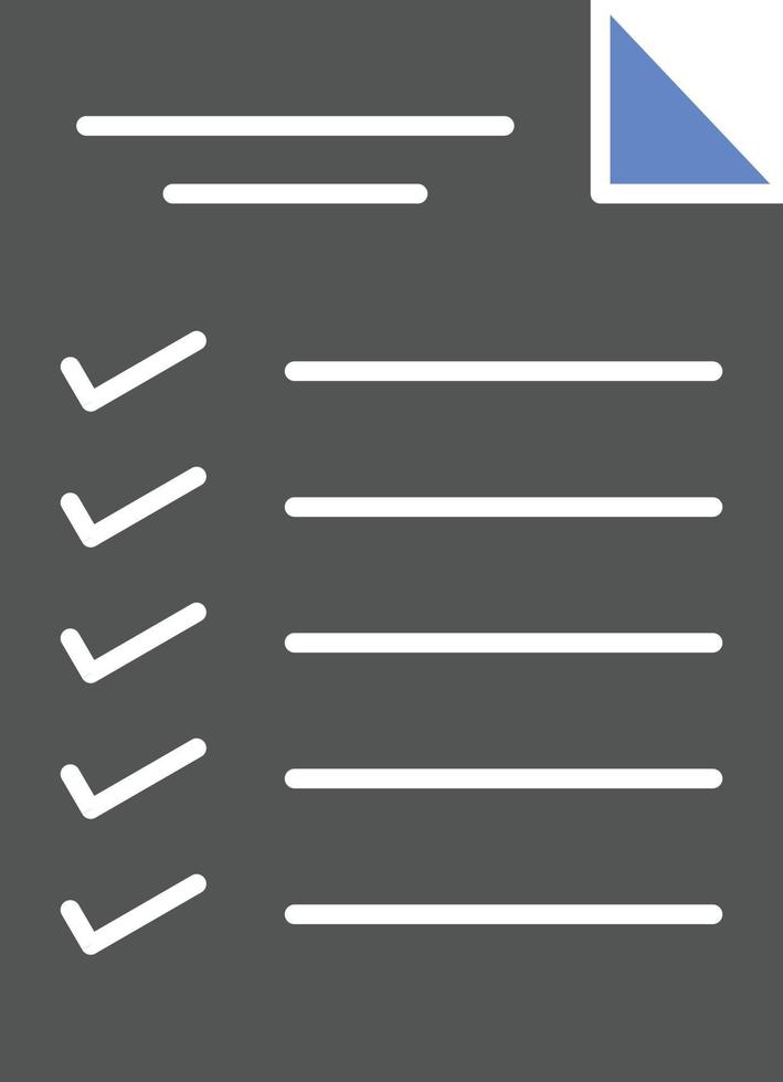 List Icon Style vector