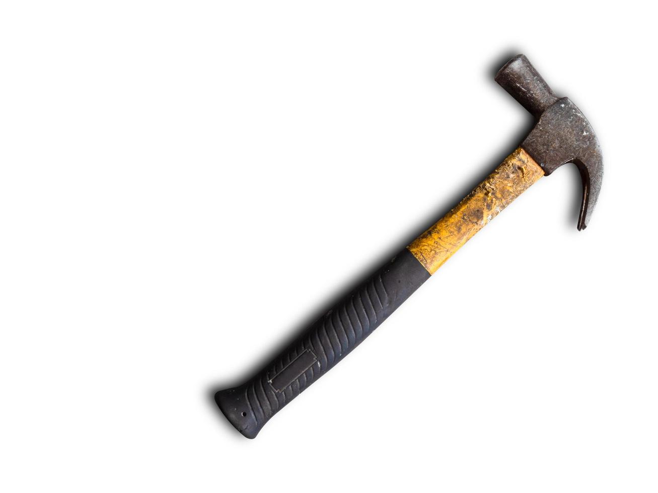 isolated old hammer photo