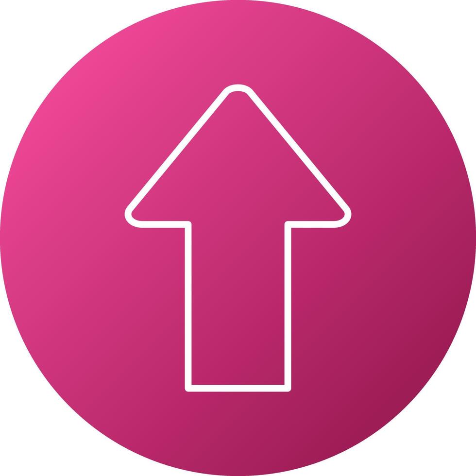 Up Arrow Icon Style vector