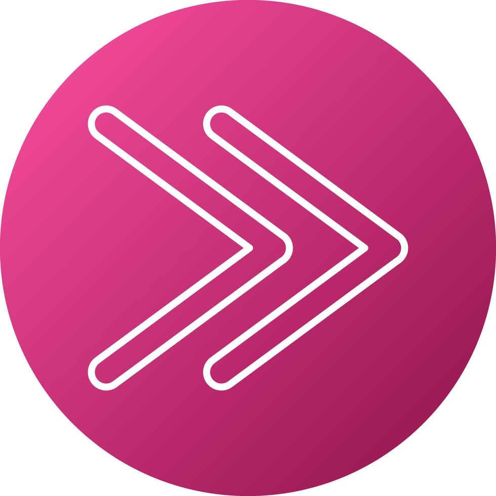 Double Arrow Icon Style vector