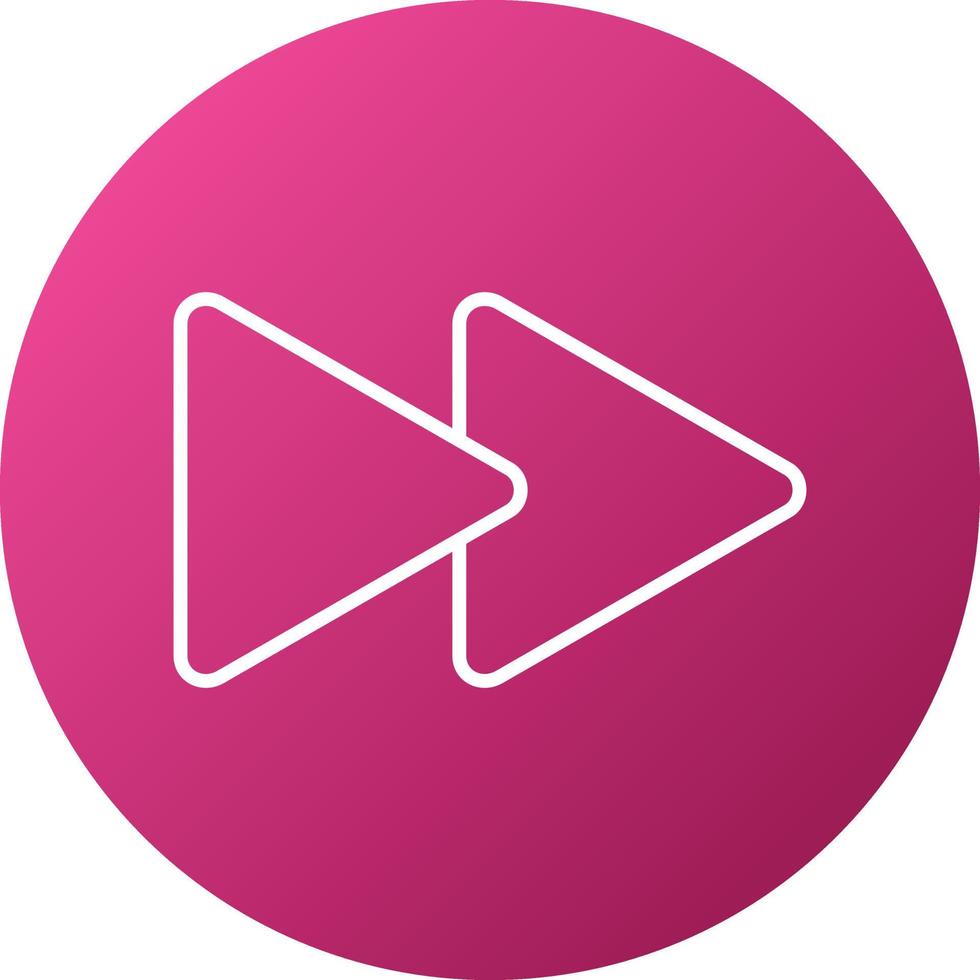 Fast Forward Icon Style vector