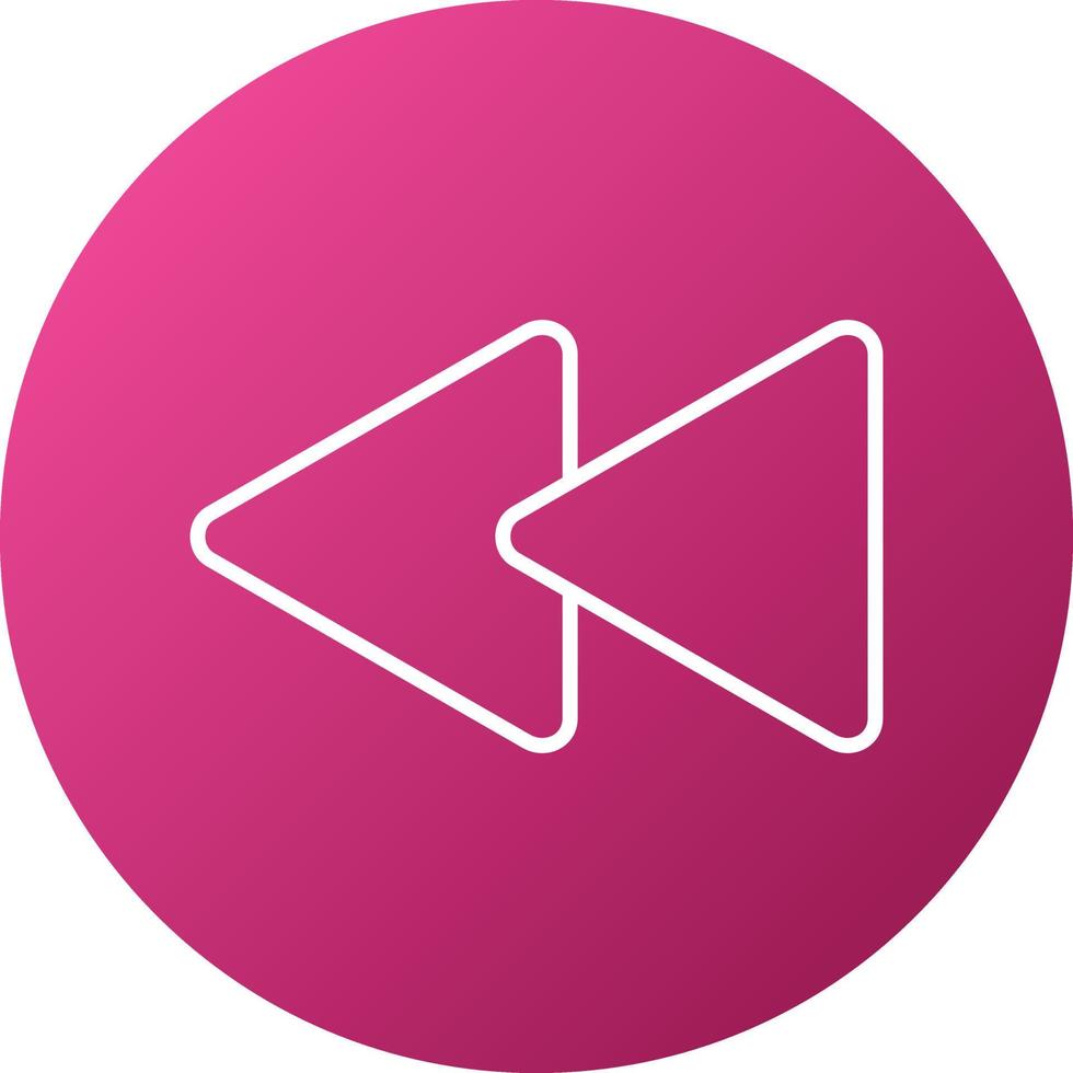 Backward Icon Style vector
