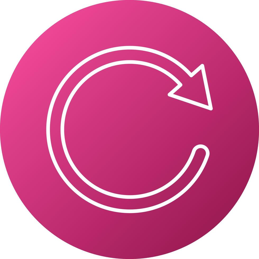Redo Icon Style vector