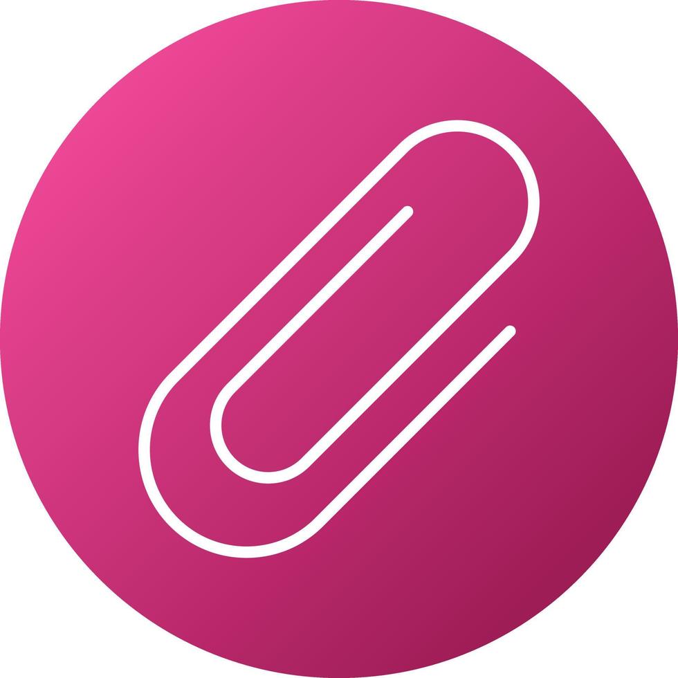 Paper Clip Icon Style vector