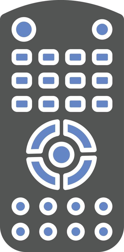 estilo de icono de control remoto vector