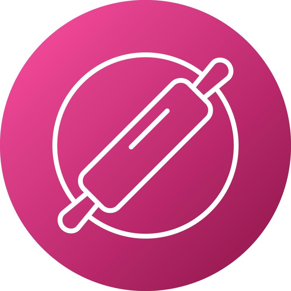 Rolling Pin Icon Style vector