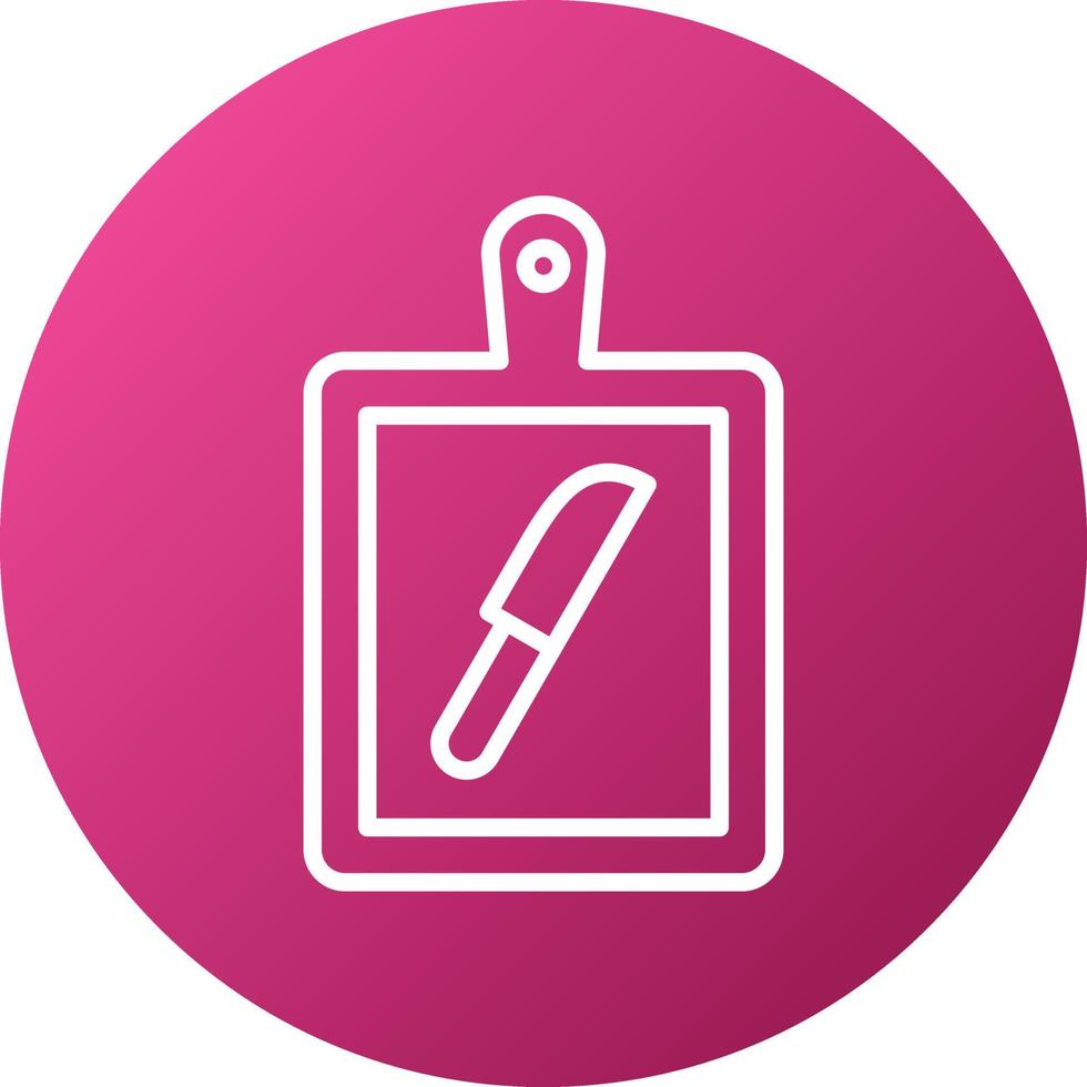Cutting Board Icon Style vector