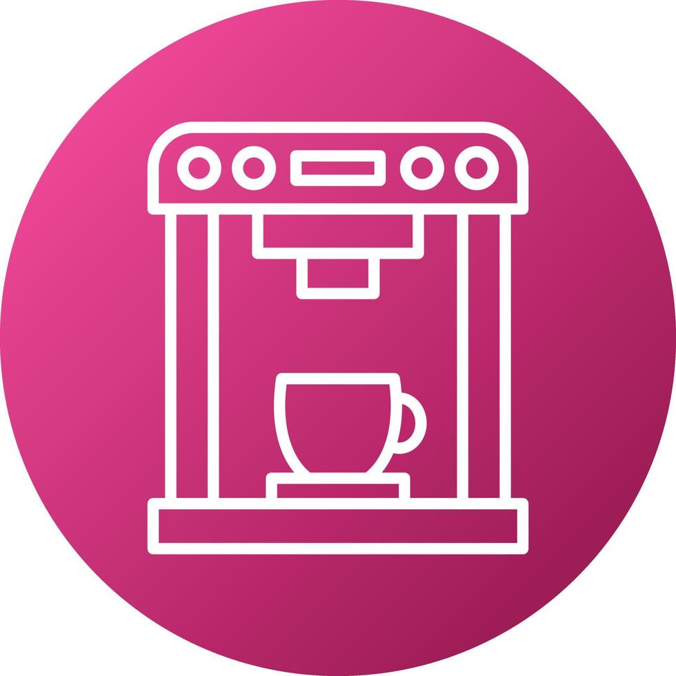 Coffee Machine Icon Style vector