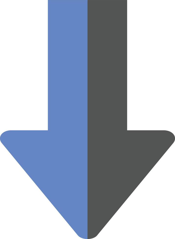 Down Arrow Icon Style vector