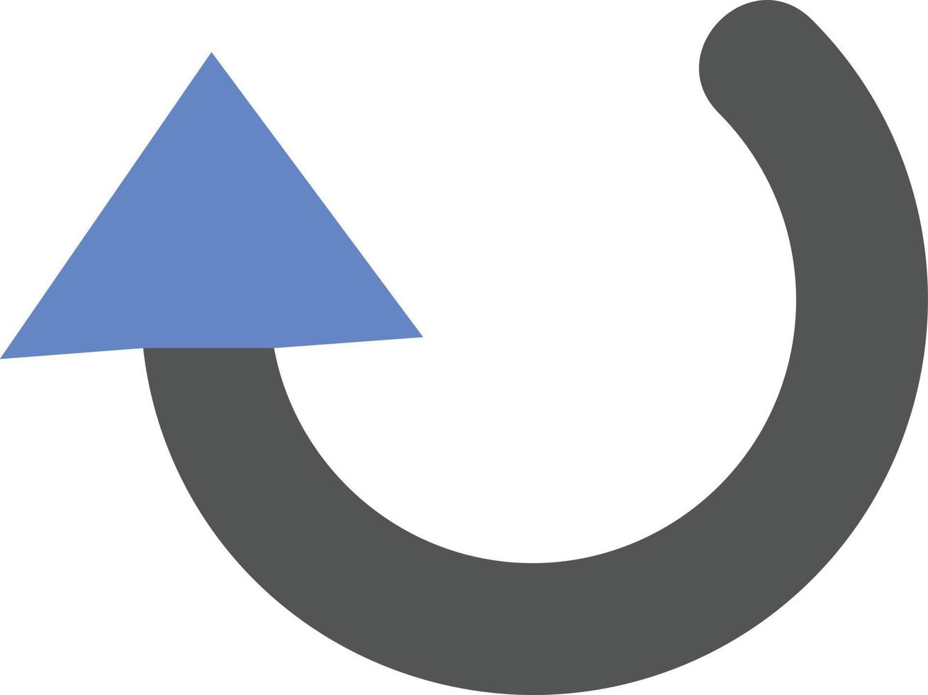 Curved Up Icon Style vector