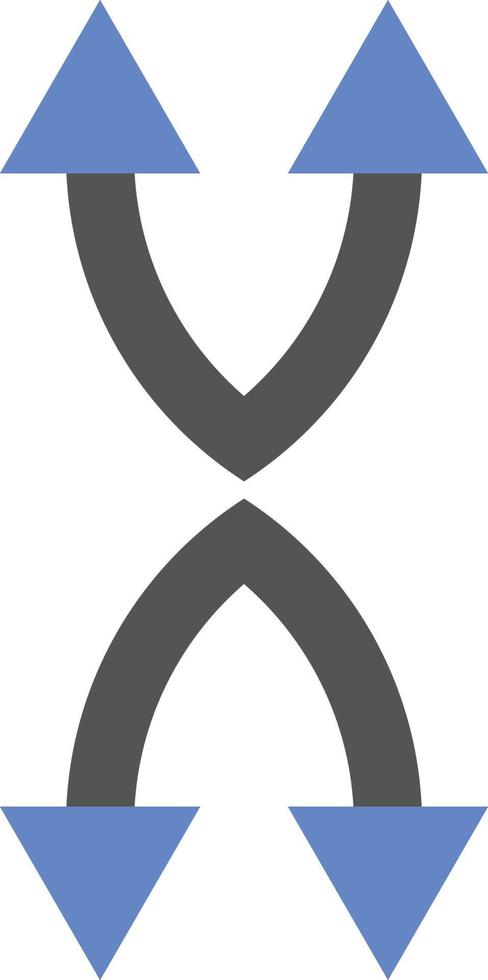 Opposite Arrow Icon Style vector