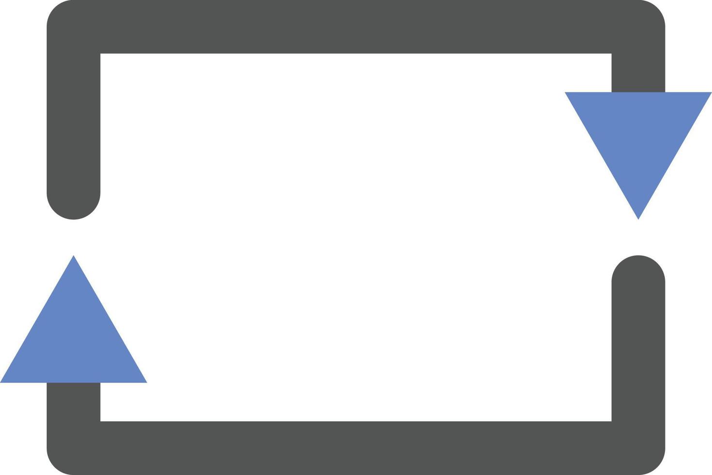 Rectangular Arrow Icon Style vector