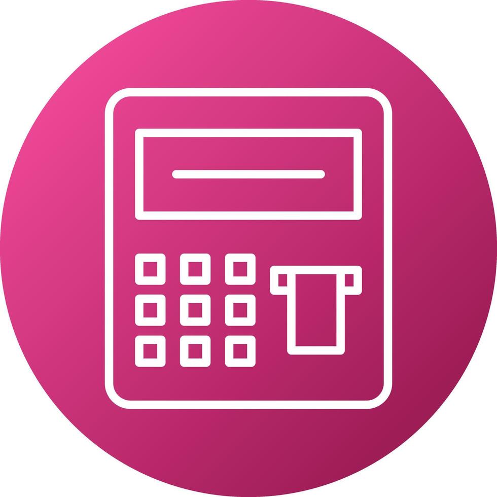 Atm Machine Icon Style vector