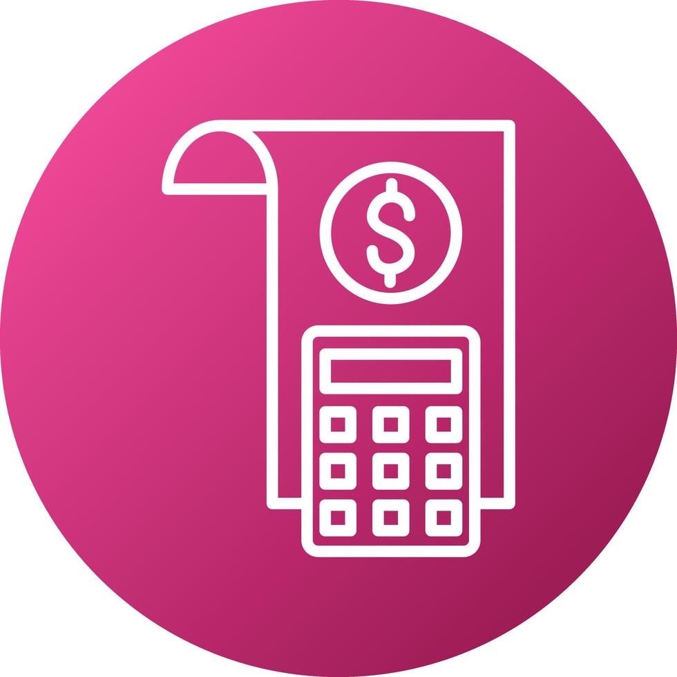 Expenses Icon Style vector