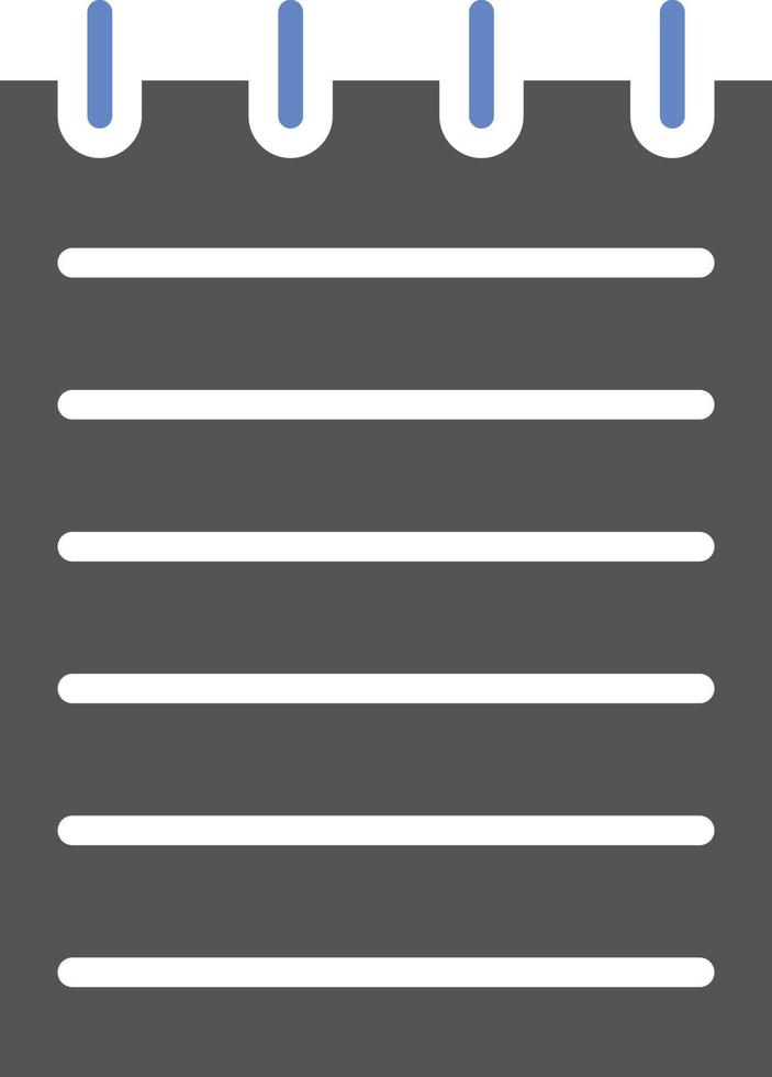 Notepad Icon Style vector
