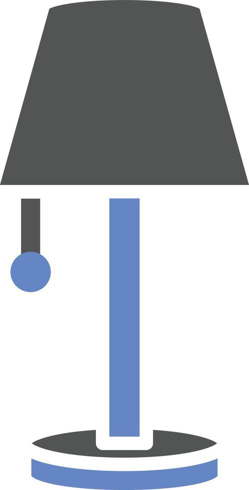 Table Lamp Icon Style vector