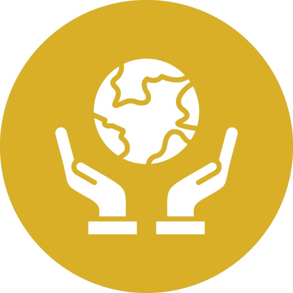Save World Icon Style vector