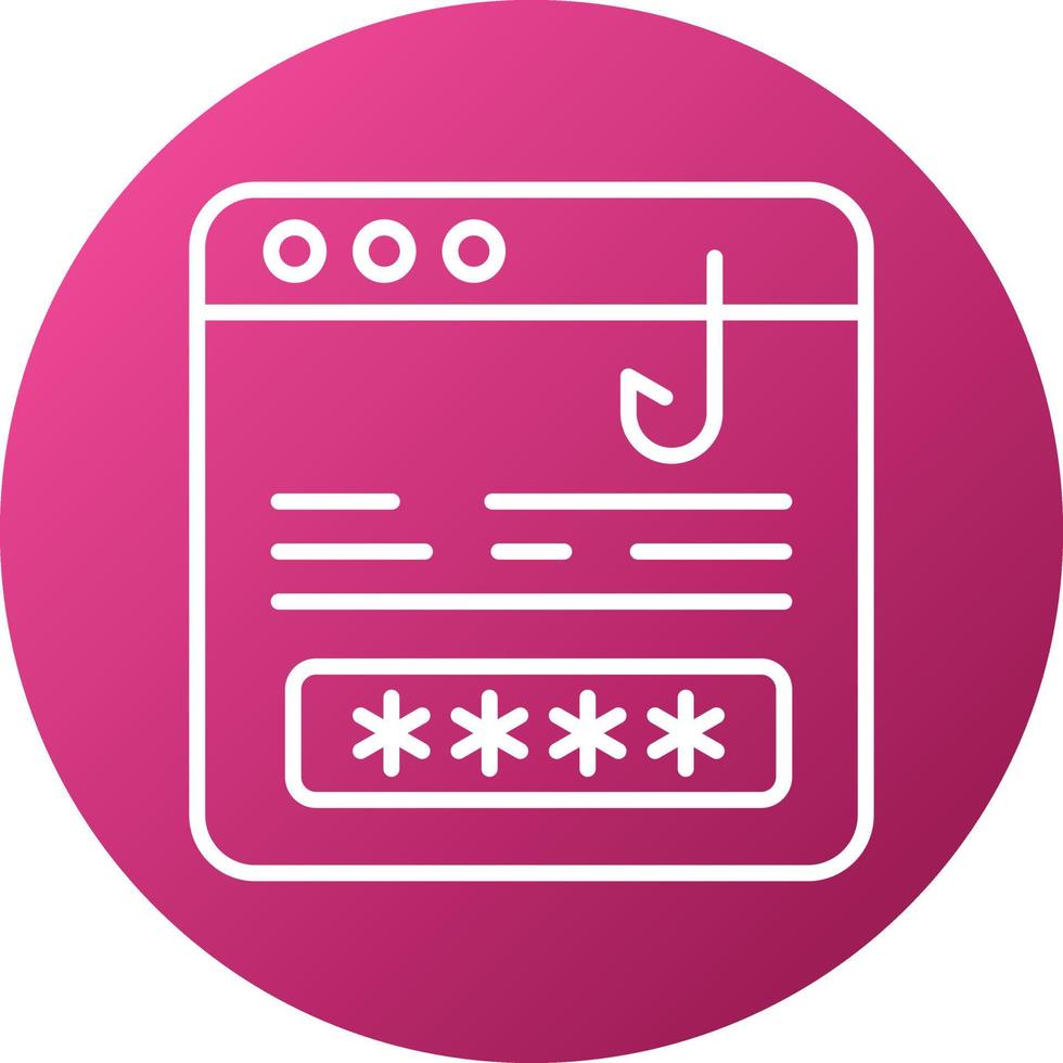 Phishing Icon Style vector