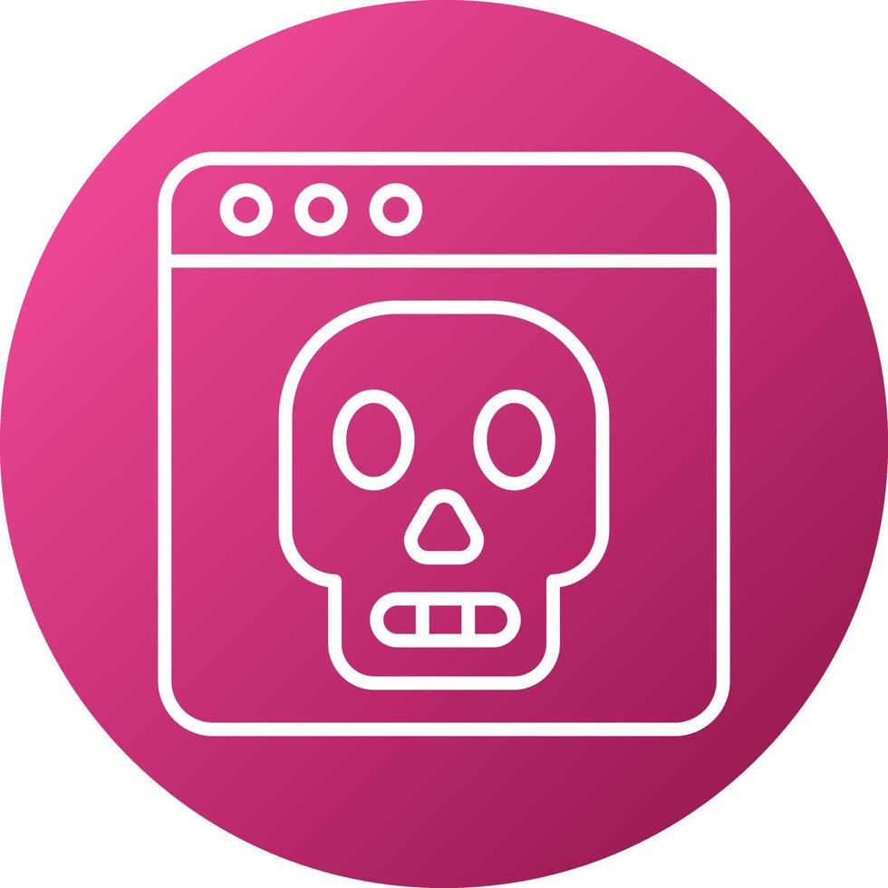 Malware Icon Style vector