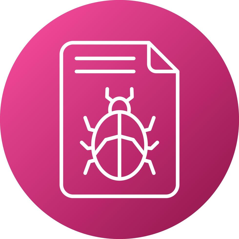 File Virus Icon Style vector