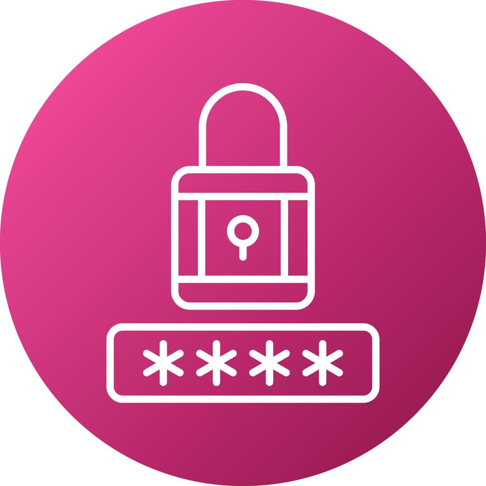 Password Icon Style vector