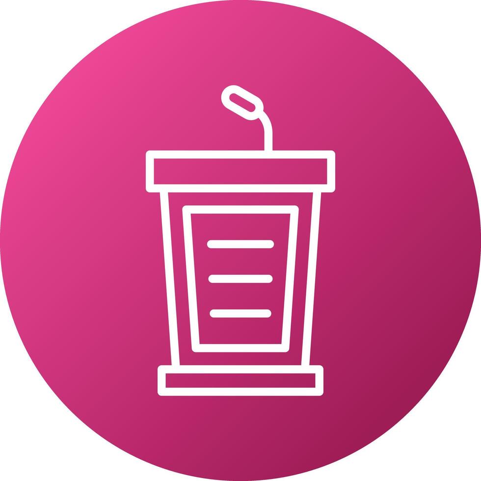 Podium Icon Style vector