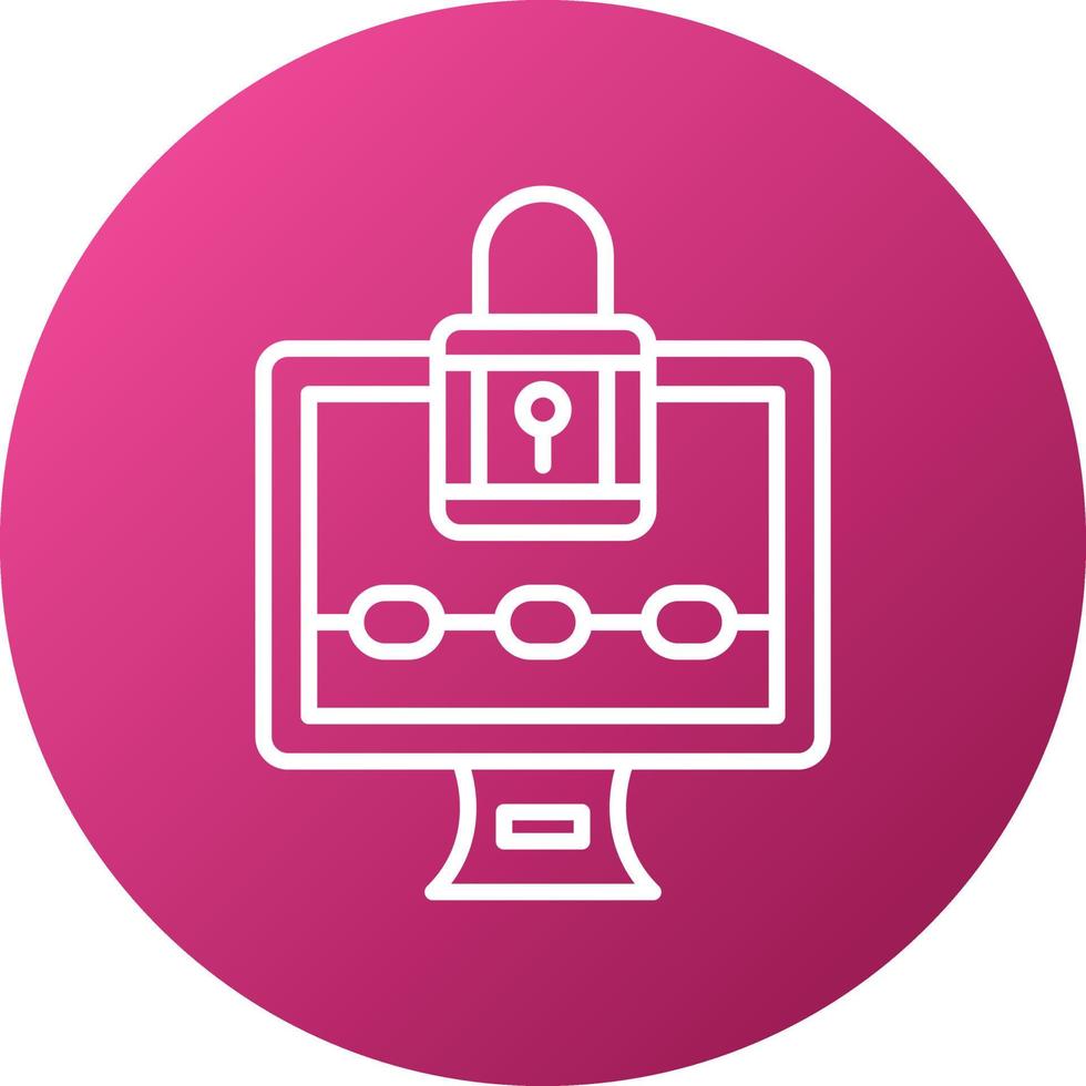 Ransomware Icon Style vector