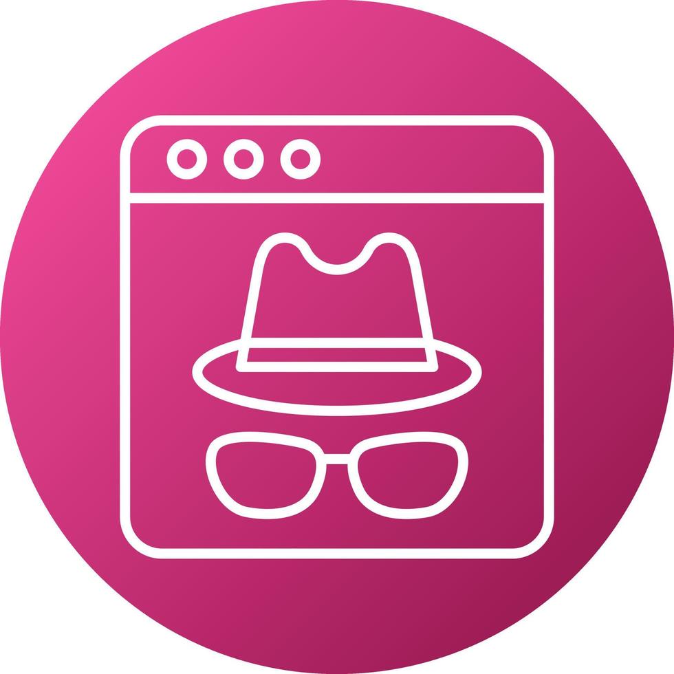 Spyware Icon Style vector