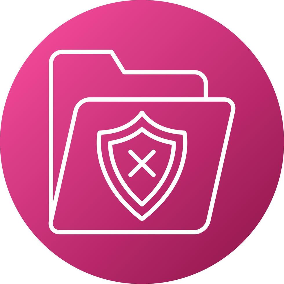 Data Leak Icon Style vector
