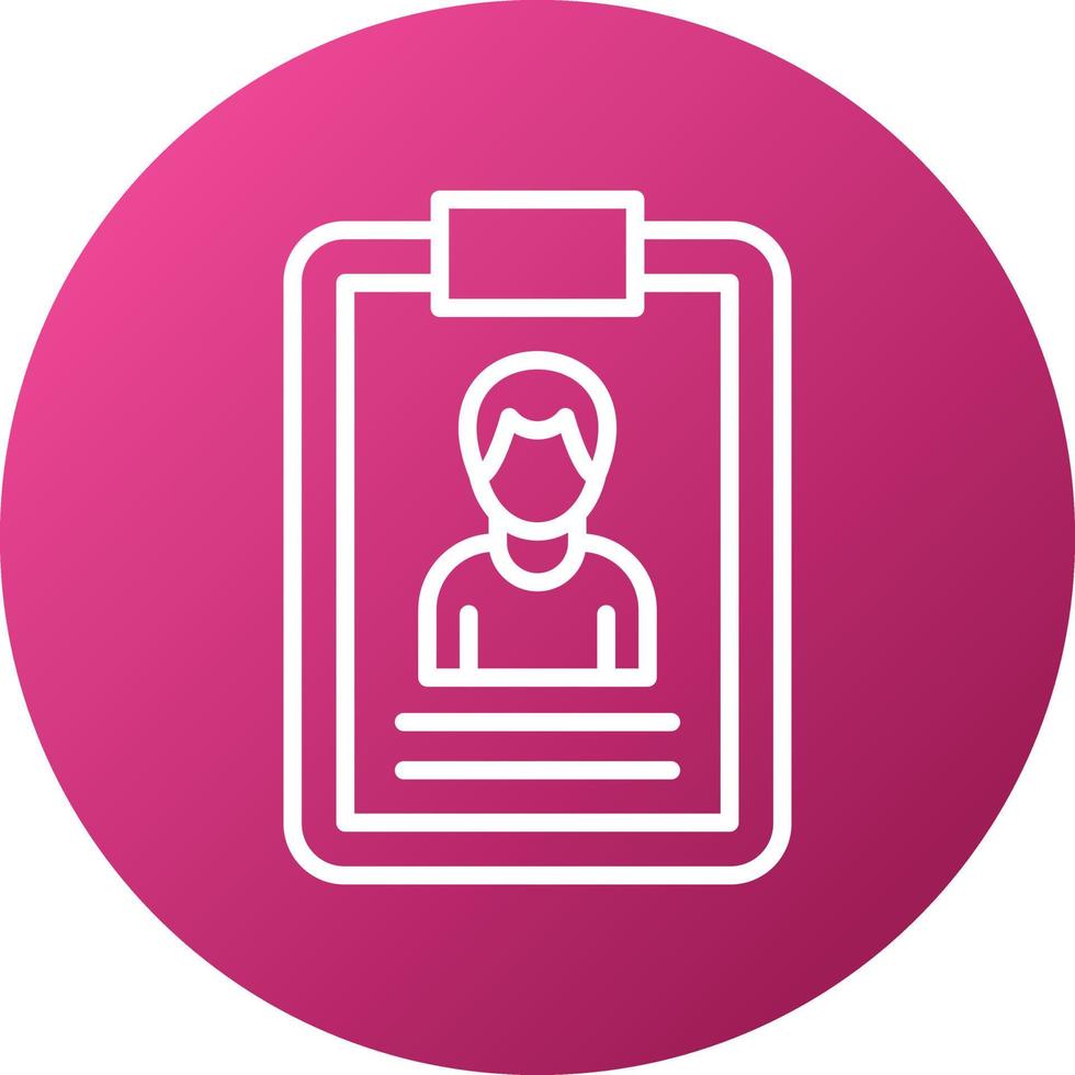 Curriculum Icon Style vector