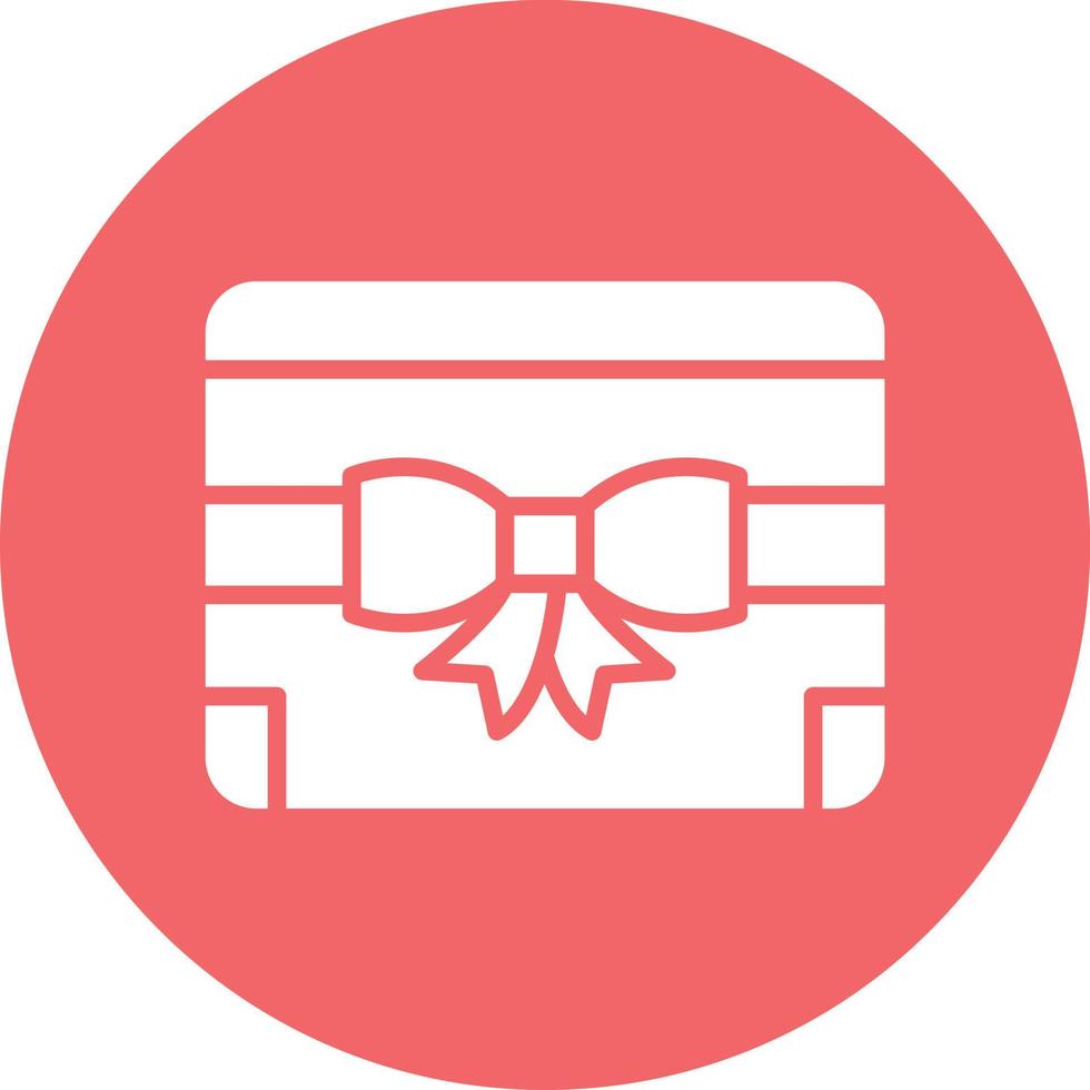 Gift Card Icon Style vector