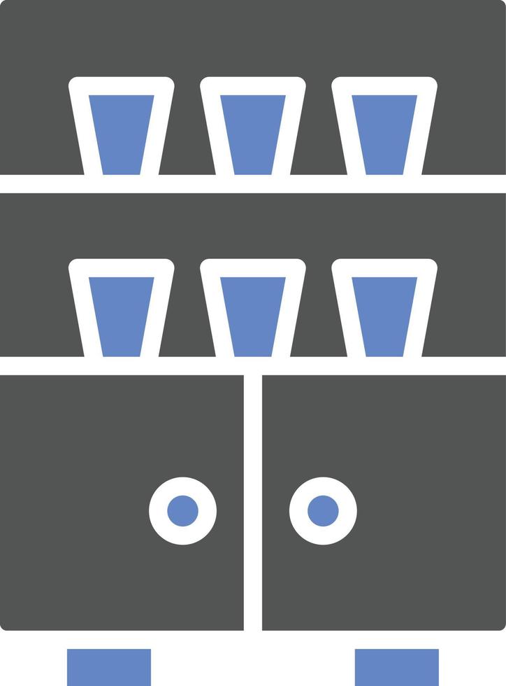 Cupboard Icon Style vector
