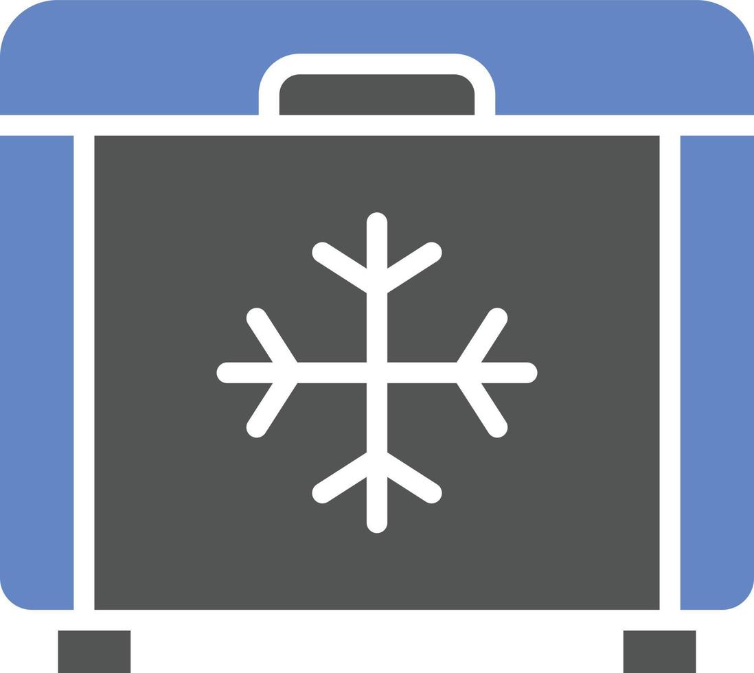 Freezer Icon Style vector