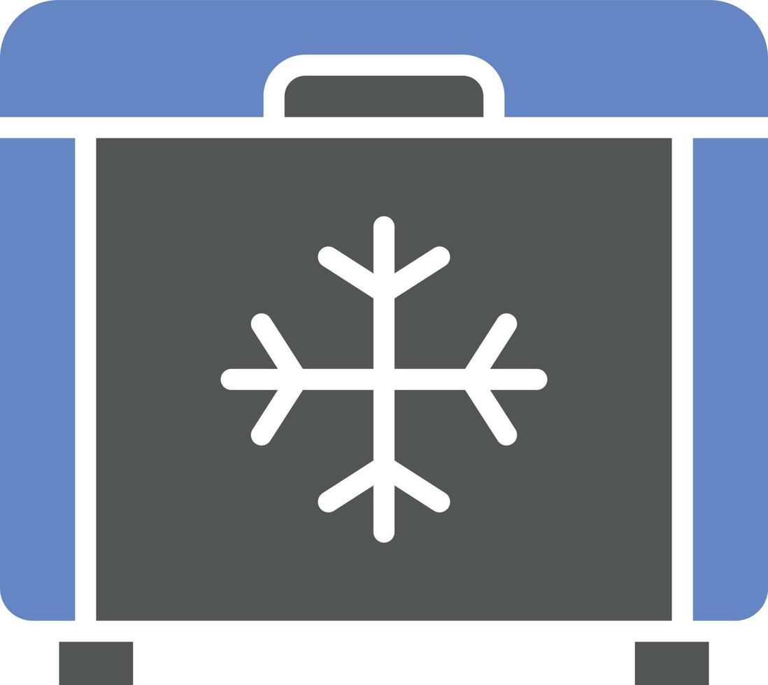 Freezer Icon Style vector