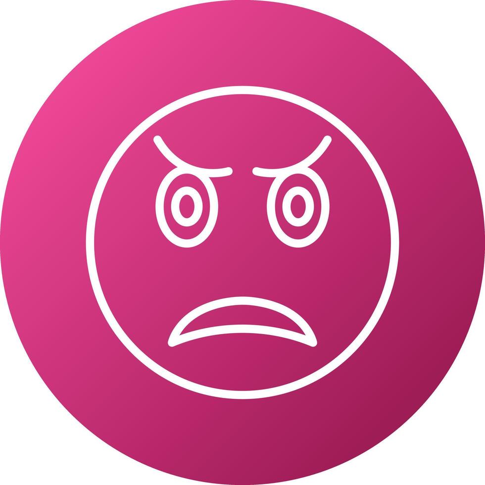 Upset Icon Style vector