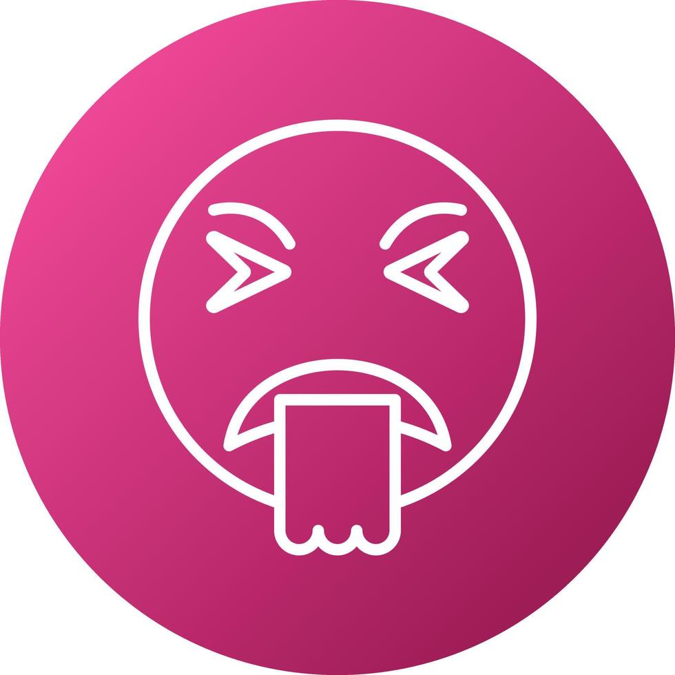 Puke Icon Style vector