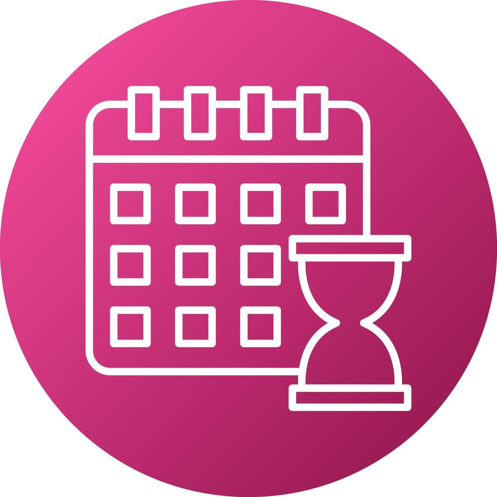 Deadline Icon Style vector