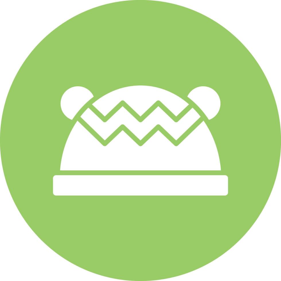 Winter Hat Icon Style vector