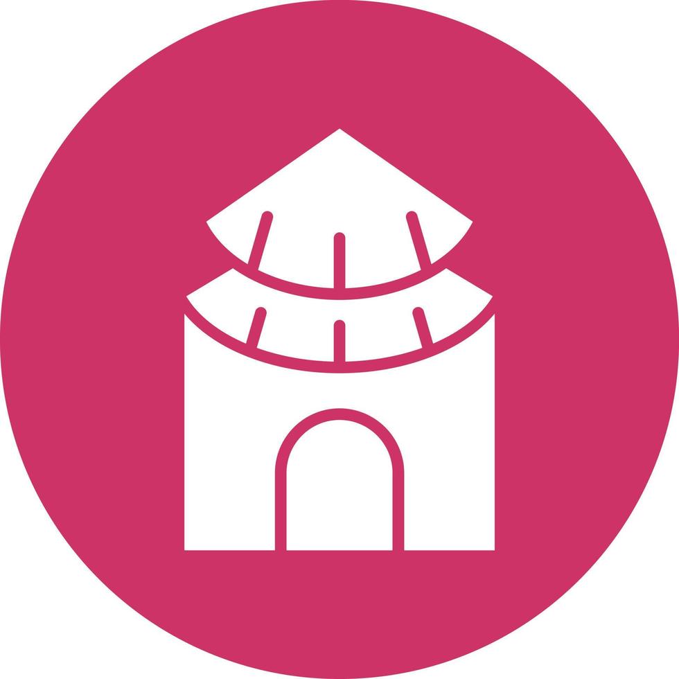 Hut Icon Style vector