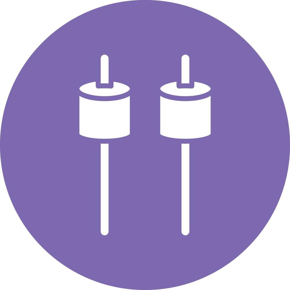 Marshmallow Icon Style vector