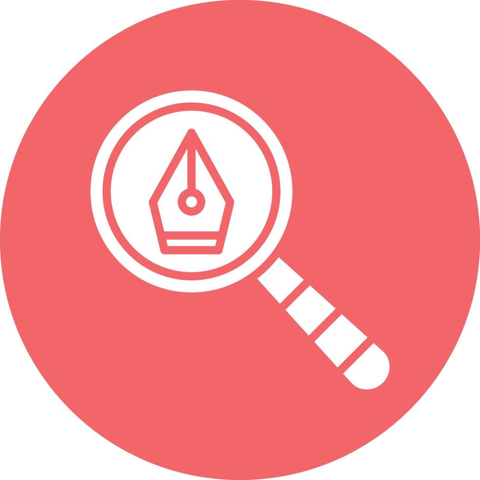 Research Icon Style vector