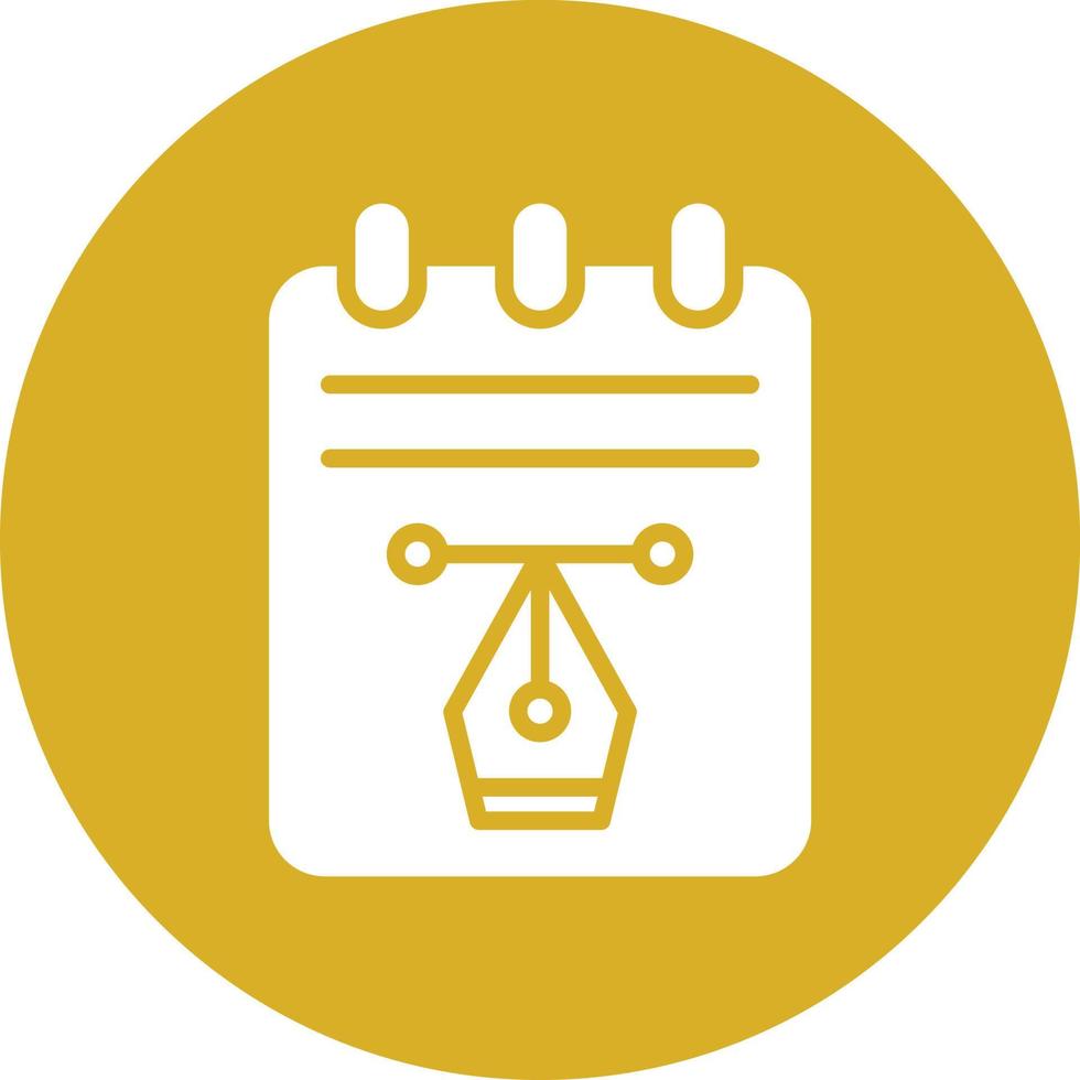 Notepad Icon Style vector